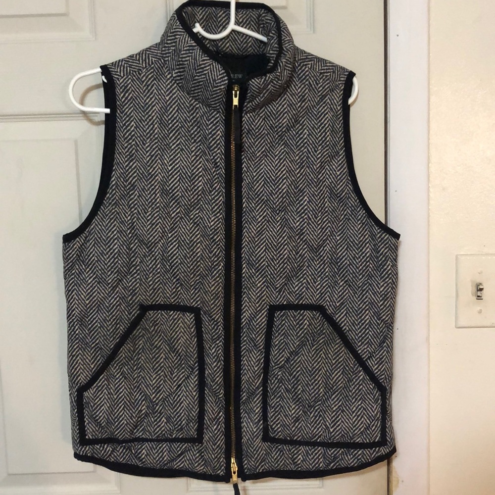 J.Crew Herringbone vest